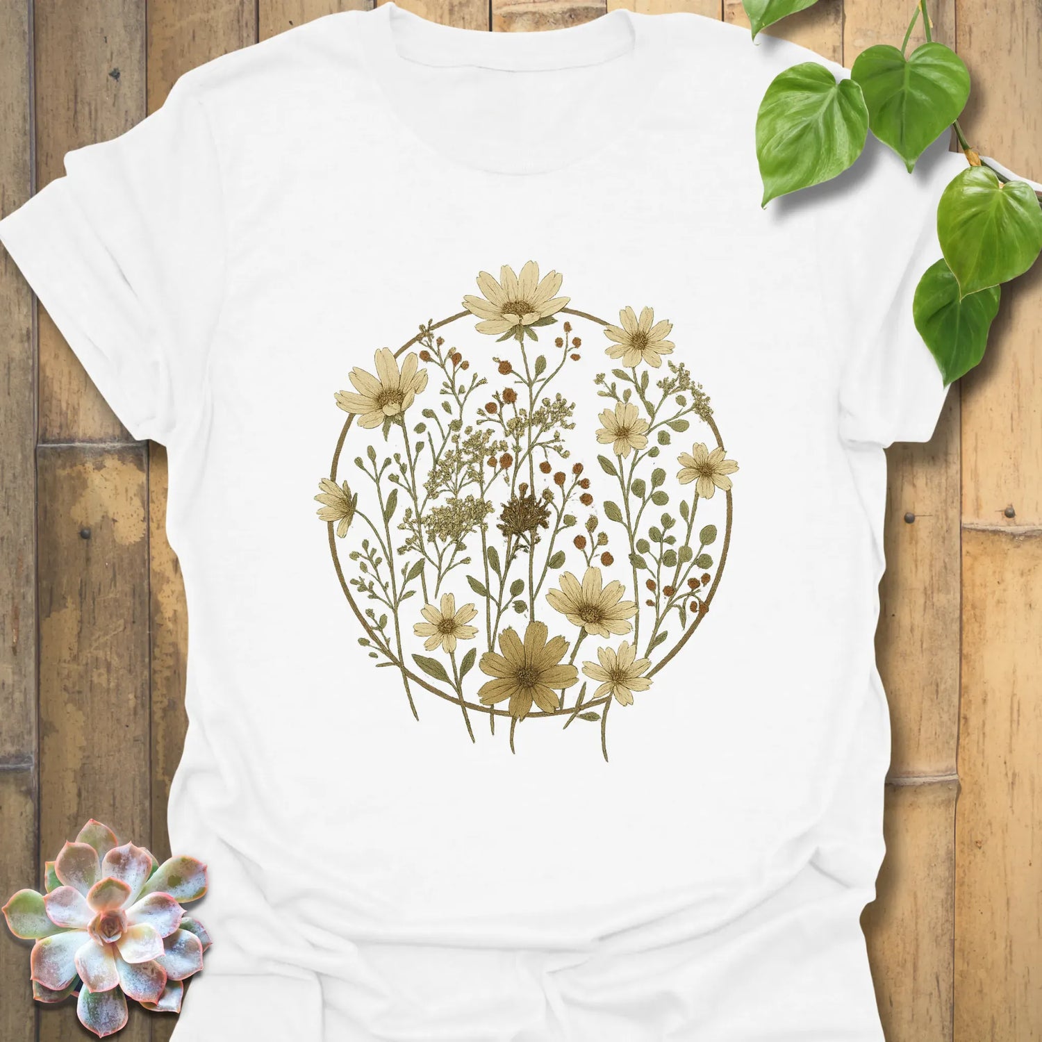 Vintage Circle T-shirt White / S T-Shirt