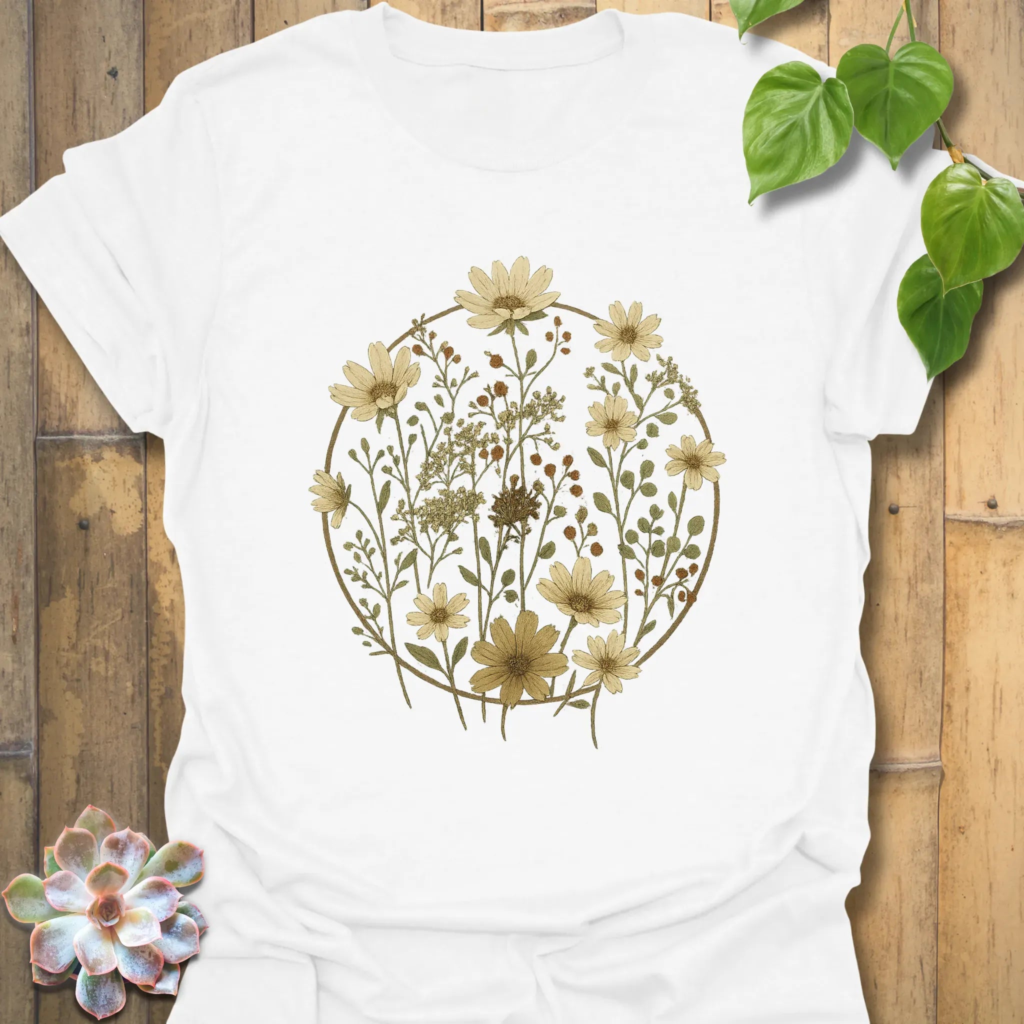 Vintage Circle T-shirt White / S T-Shirt