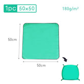 Waterproof Planting Mat - Foldable Garden Potting Pad Green 50x50CM Planting Mat