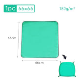 Waterproof Planting Mat - Foldable Garden Potting Pad Green 66x66CM Planting Mat