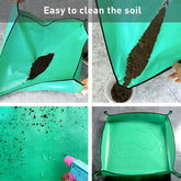 Waterproof Planting Mat - Foldable Garden Potting Pad Planting Mat
