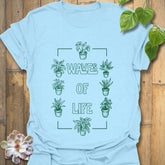 Waves Of Life T-shirt Light Blue / S T-Shirt