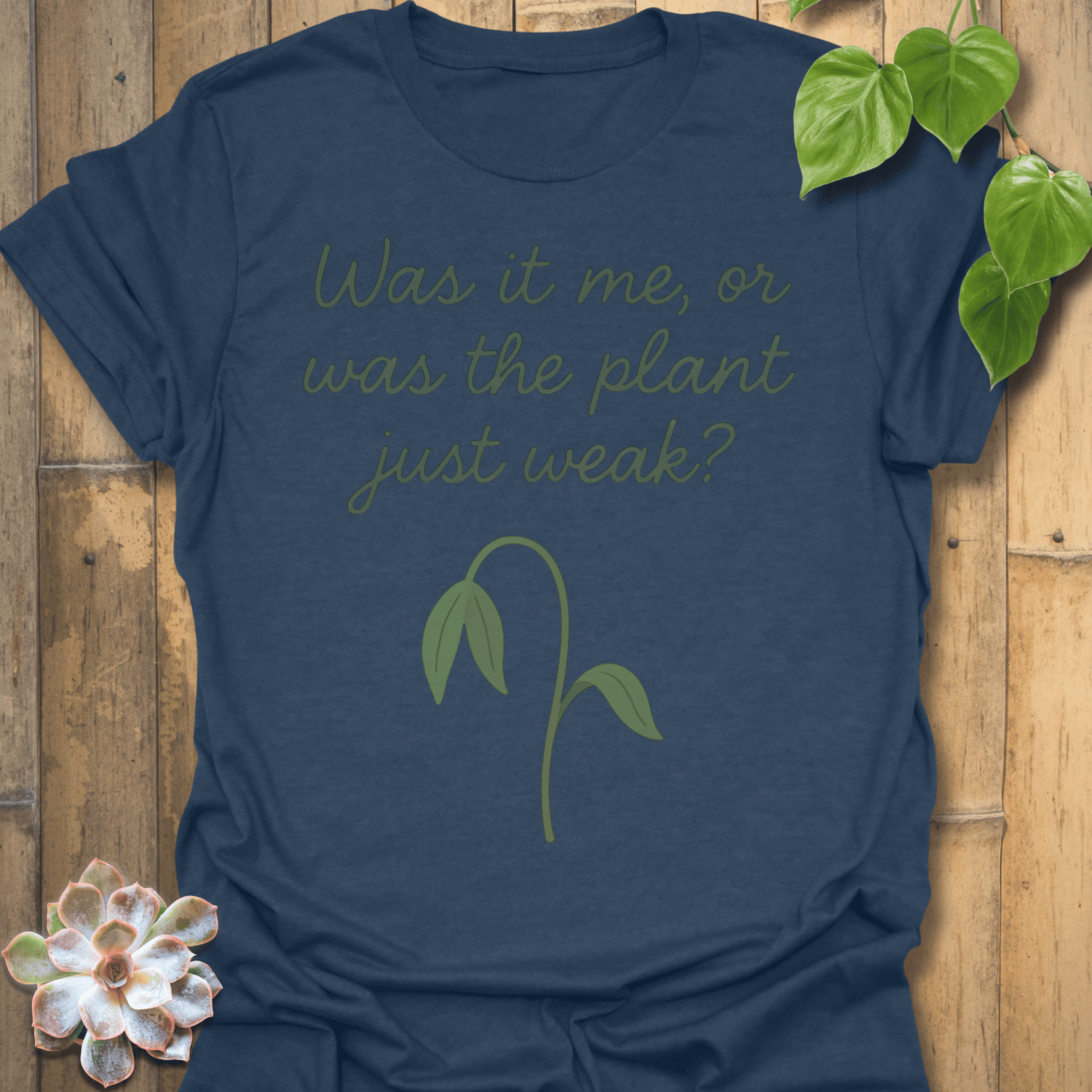 Weak Plant T-shirt Heather Navy / S T-Shirt