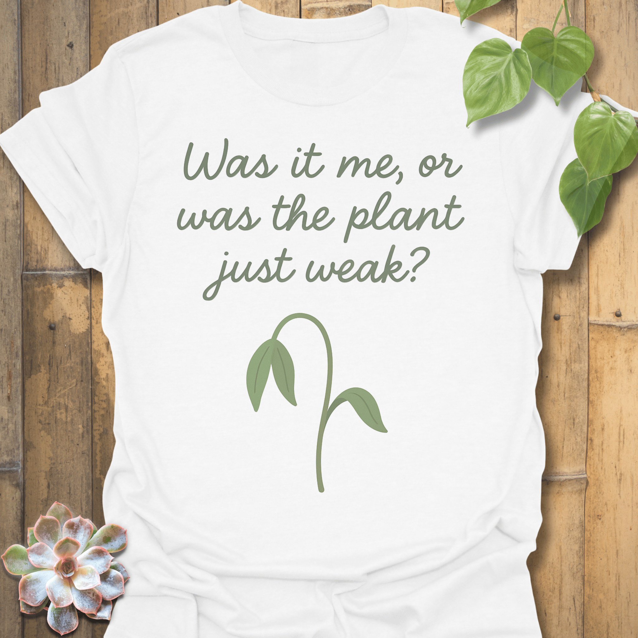 Weak Plant T-shirt White / S T-Shirt