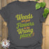 Weeds Are Just Flowers T-shirt Charcoal / S T-Shirt