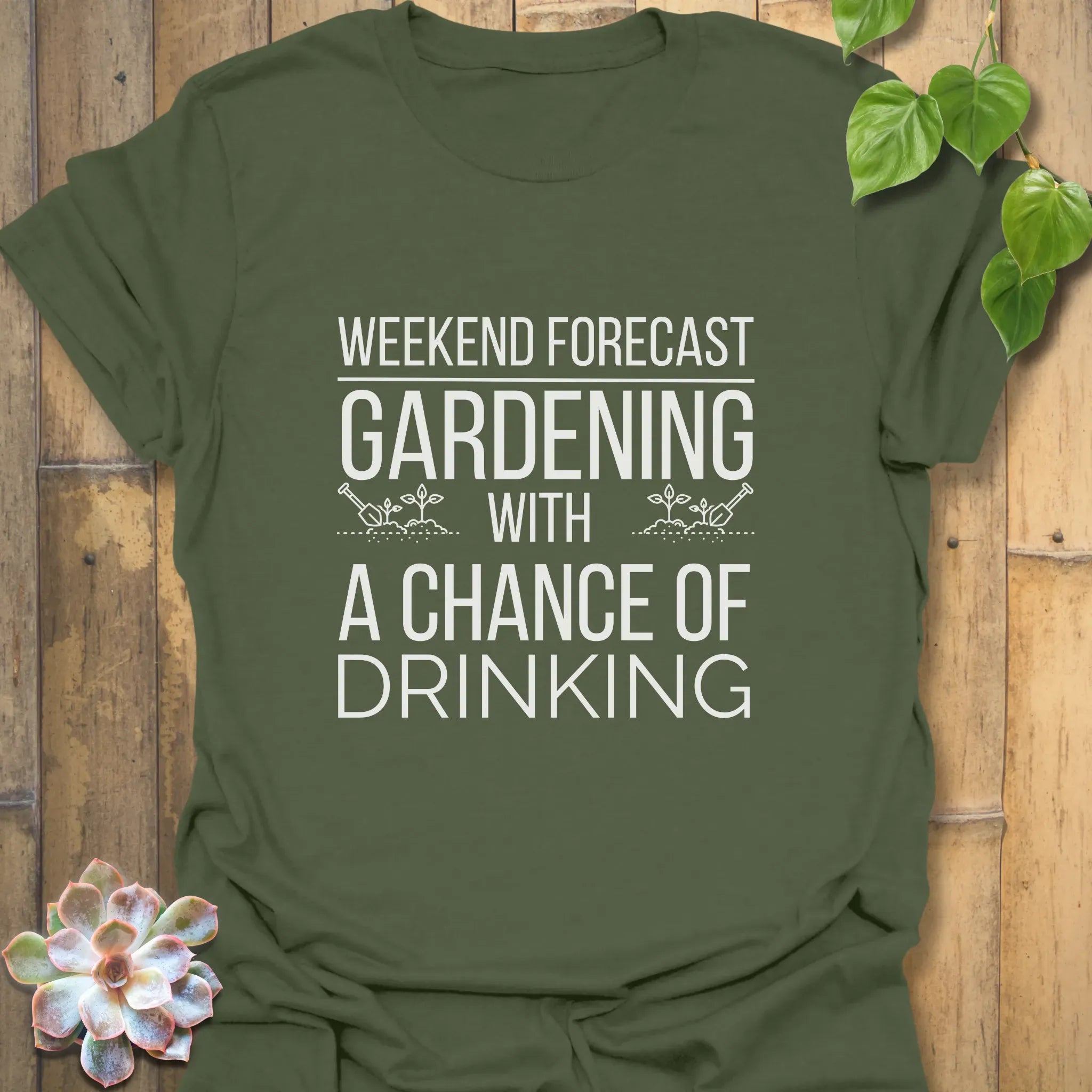 Weekend Forecast T-shirt Military Green / S T-Shirt