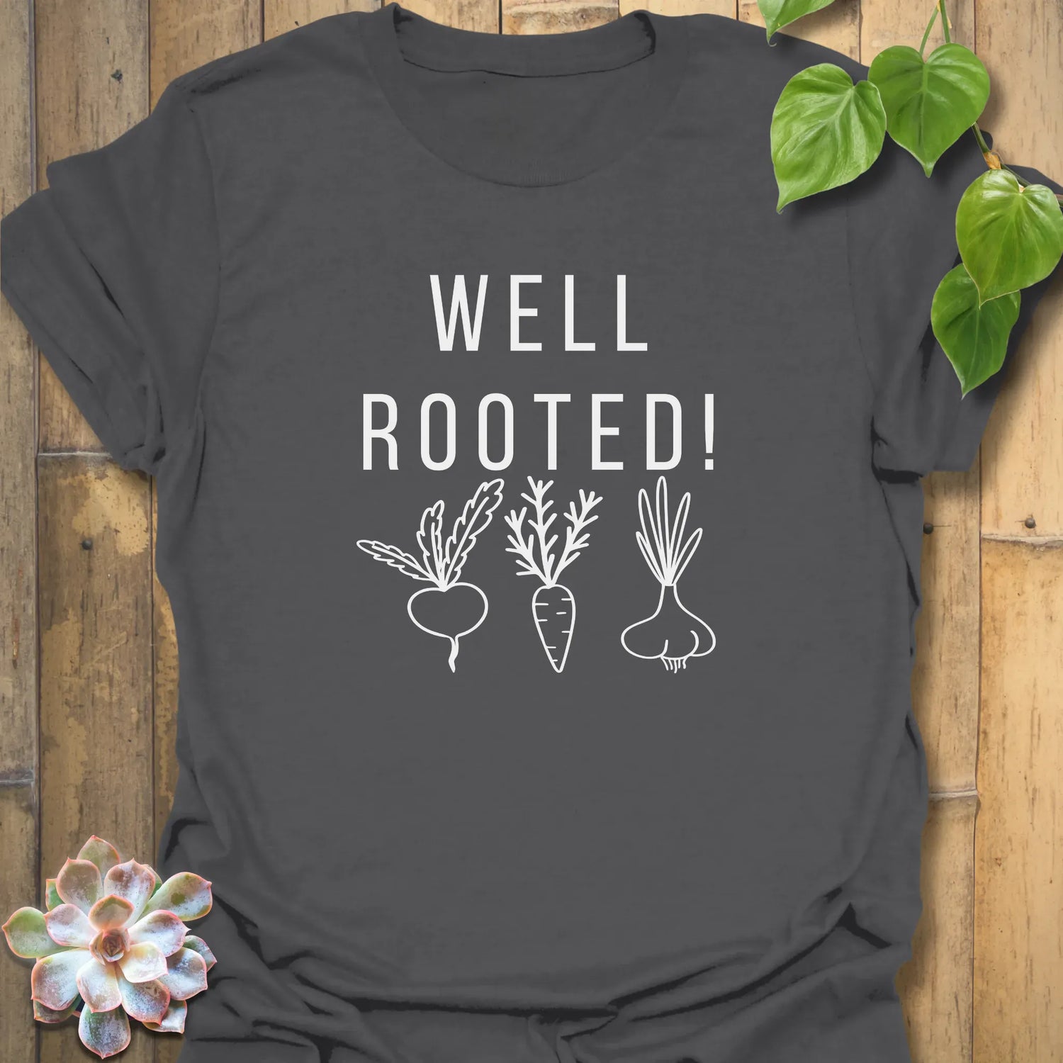 Well Rooted T-Shirt Charcoal / S T-Shirt