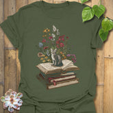 Whiskers & Words T-shirt Military Green / S T-Shirt