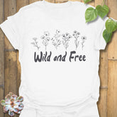 Wild And Free T-shirt White / S T-Shirt
