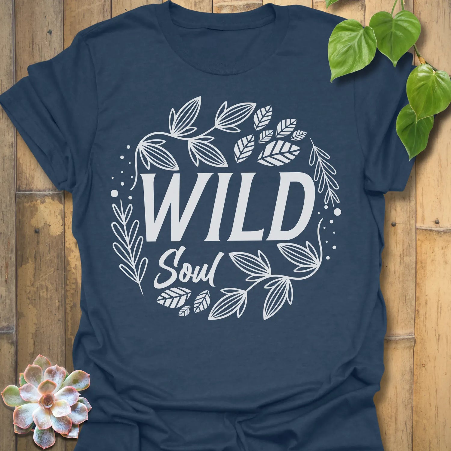 Wild Soul T-shirt Heather Navy / S T-Shirt