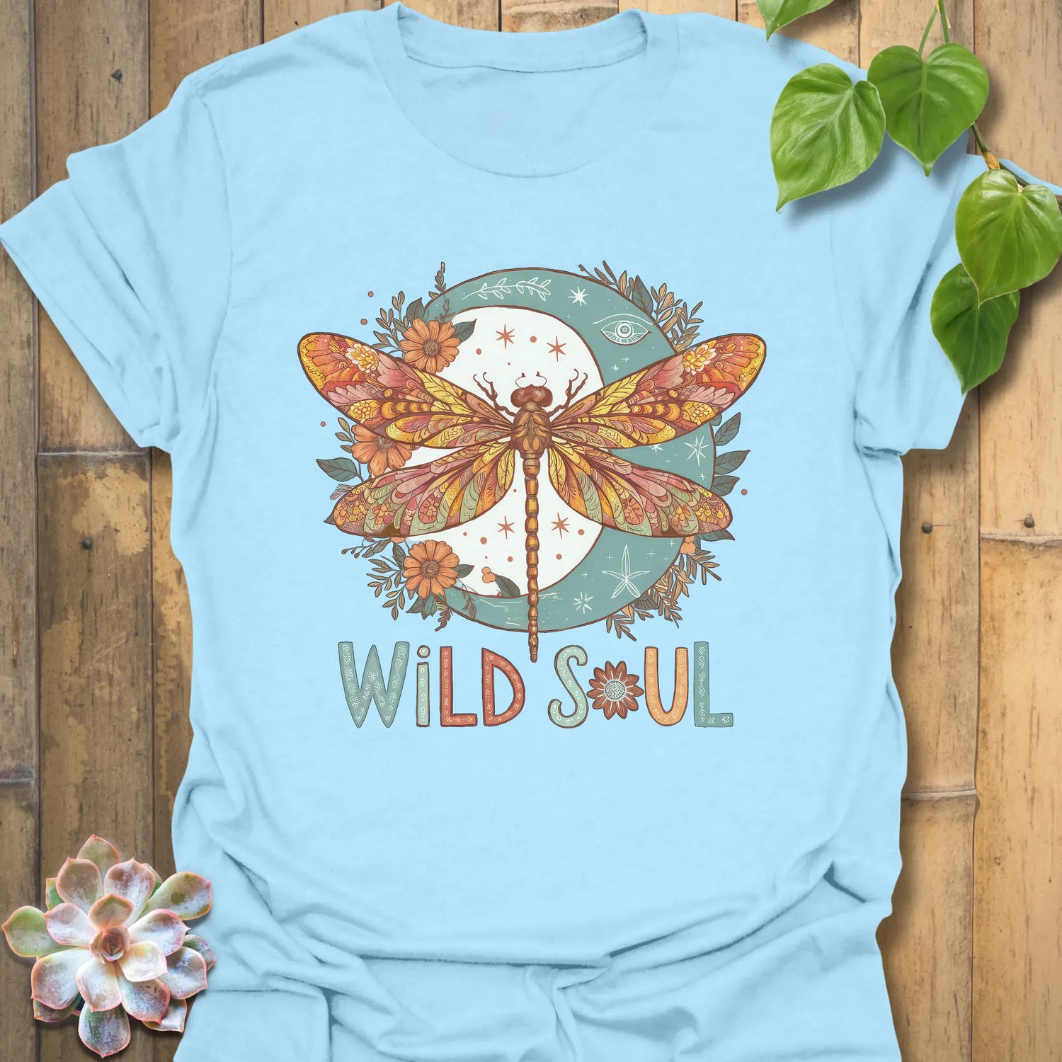 Wild Soul T-shirt Light Blue / S T-Shirt