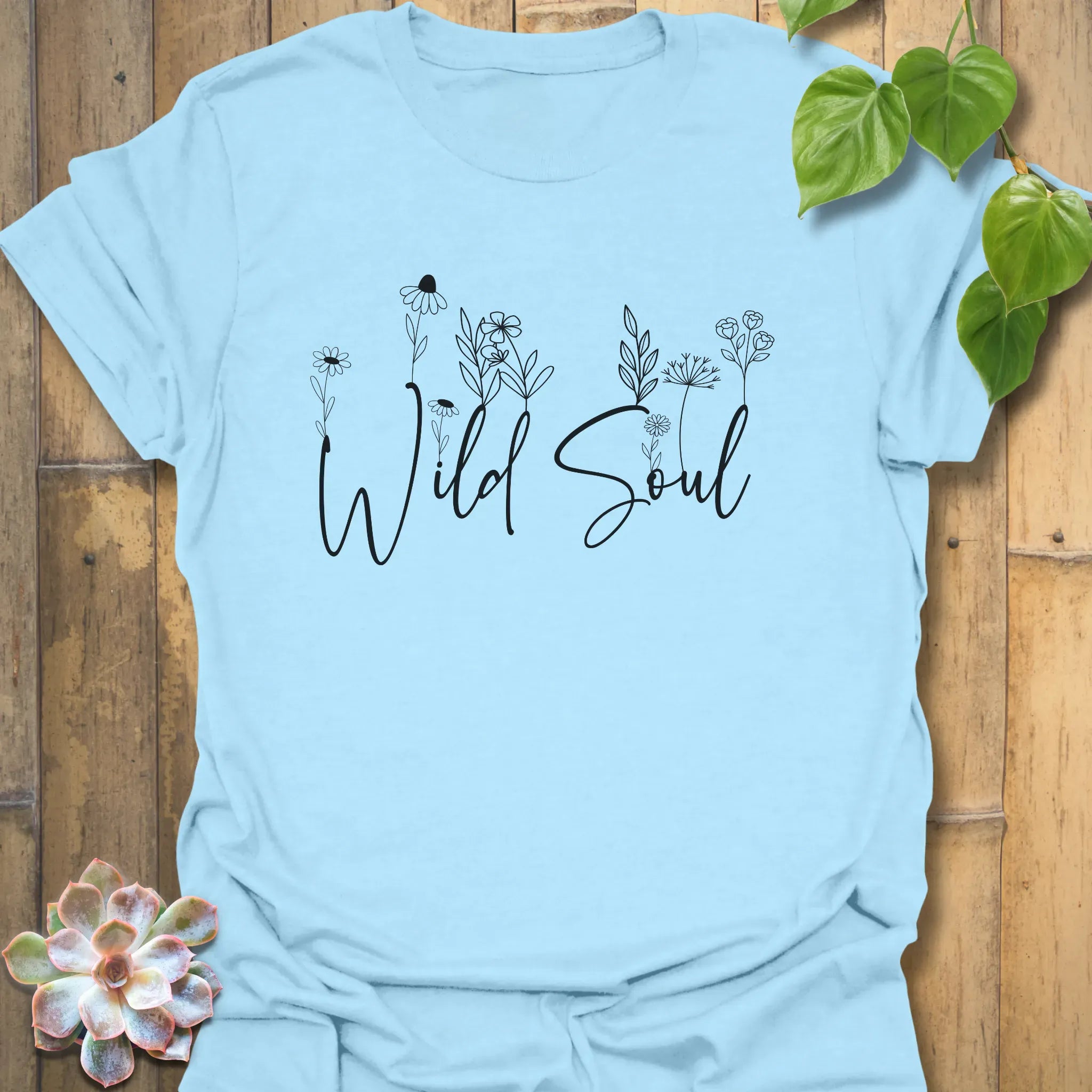 Wild Soul T-shirt Light Blue / S T-Shirt
