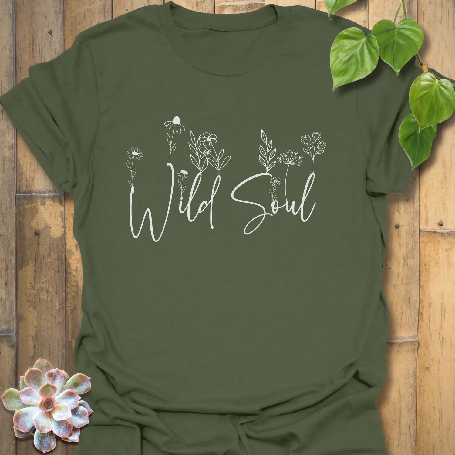 Wild Soul T-Shirt Military Green / S T-Shirt