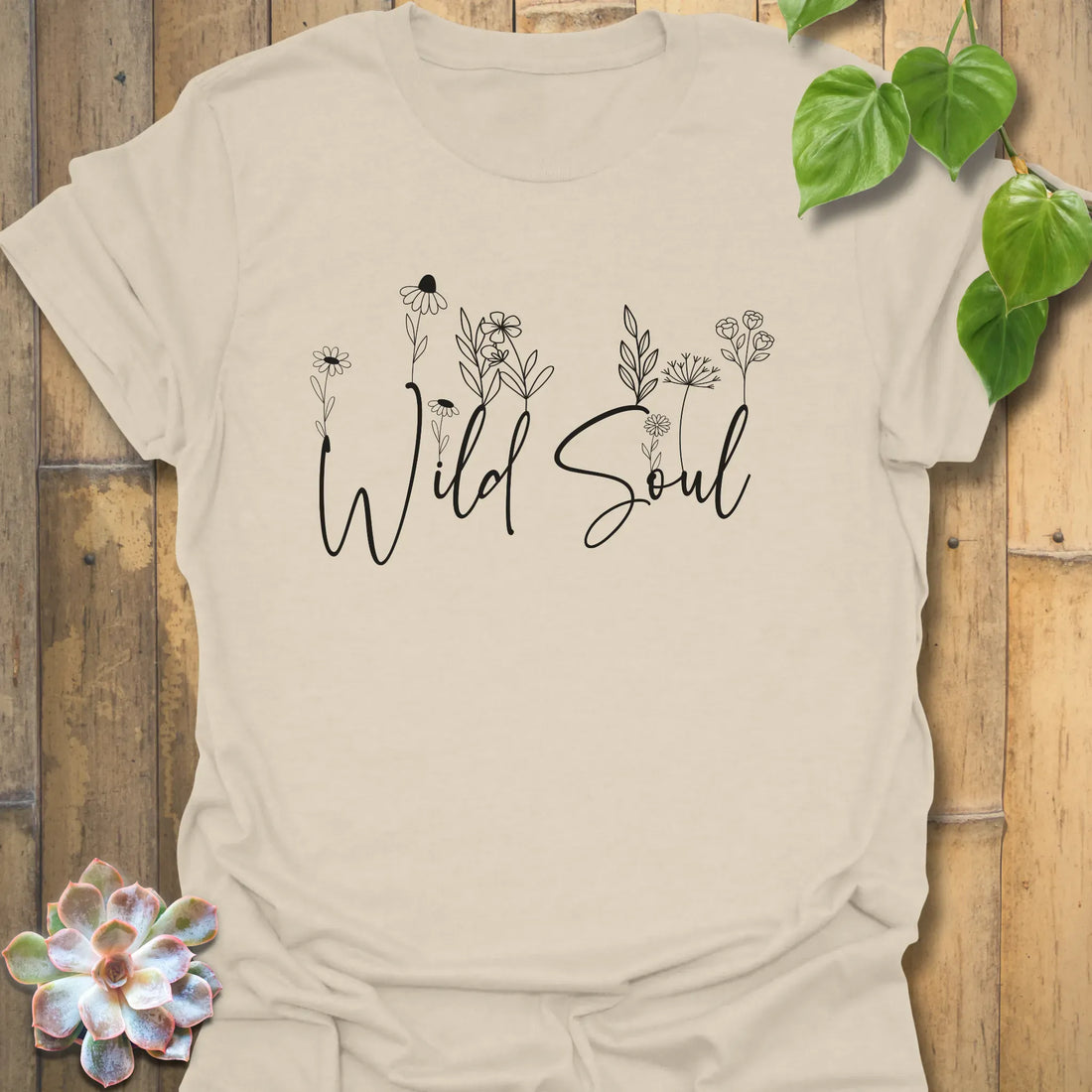 Wild Soul T-shirt Natural / S T-Shirt