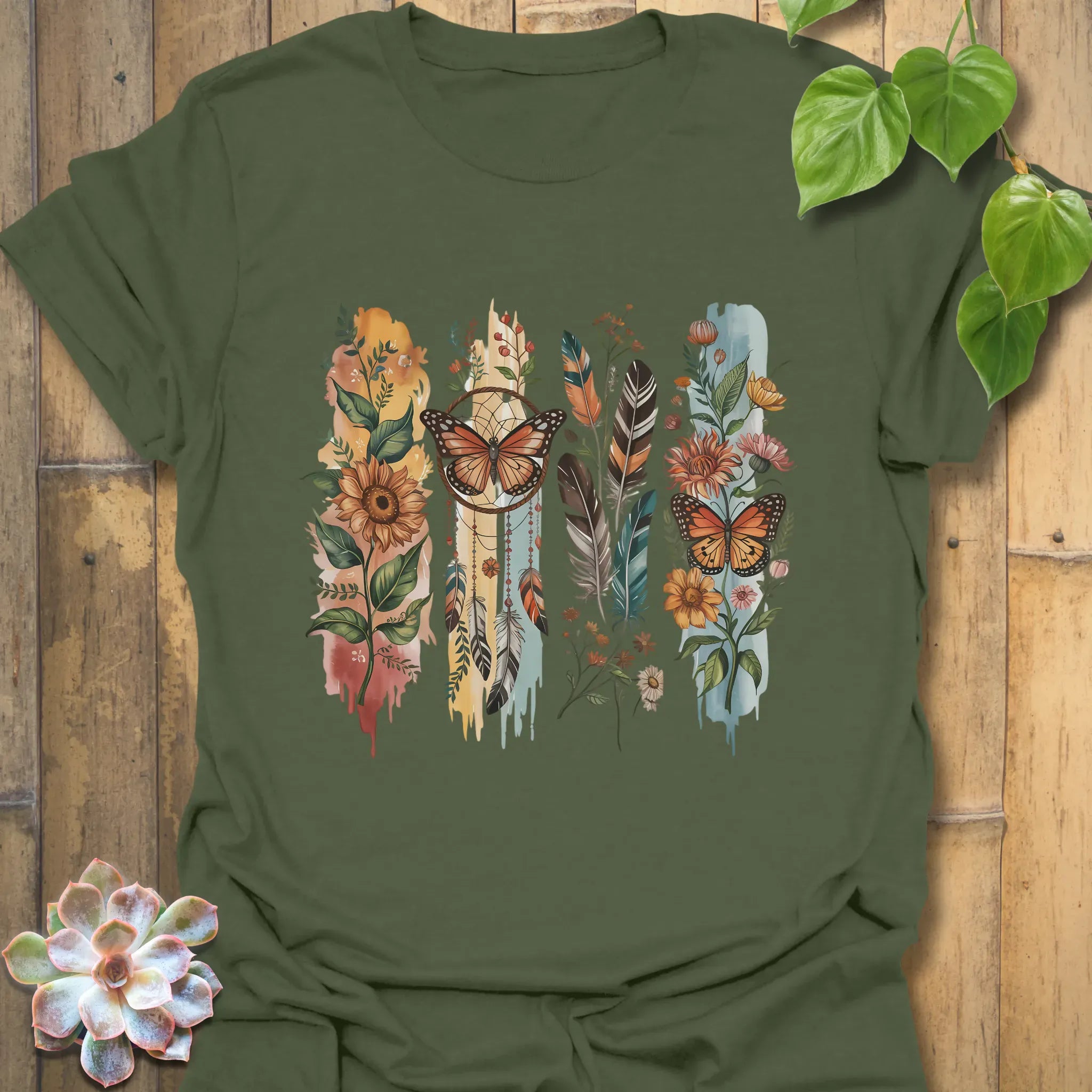 Wild Spirit T-shirt Military Green / S T-Shirt