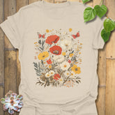 Wildflower Garden Bloom T-shirt Natural / S T-Shirt