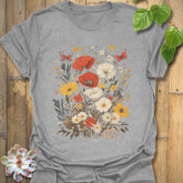 Wildflower Garden Bloom T-shirt Sport Grey / S T-Shirt