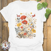 Wildflower Garden Bloom T-shirt White / S T-Shirt