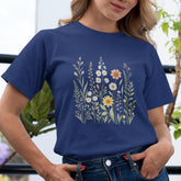 Wildflower Meadow T-shirt Navy / S T-Shirt