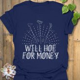 Will Hoe For Money T-shirt Navy / S T-Shirt