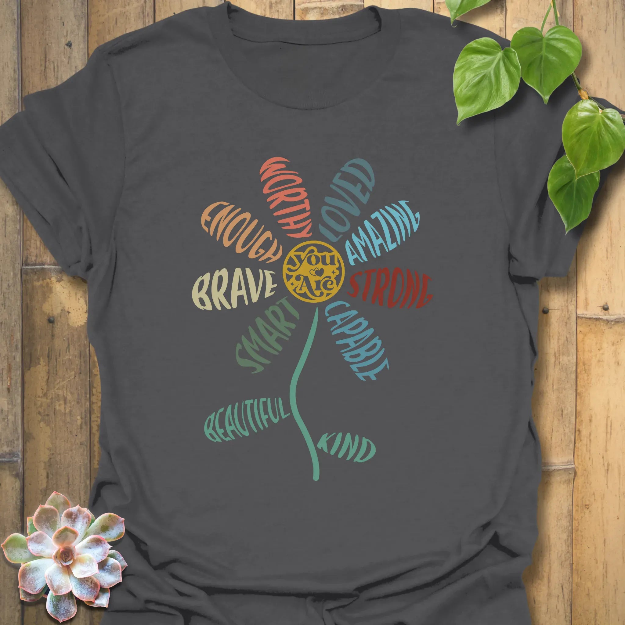 You Are Bloom T-shirt Charcoal / S T-Shirt