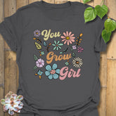 You Grow Girl T-shirt Charcoal / S T-Shirt