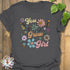 You Grow Girl T-shirt Charcoal / S T-Shirt