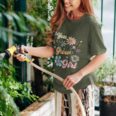 You Grow Girl T-shirt Military Green / S T-Shirt