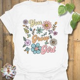 You Grow Girl T-shirt White / S T-Shirt