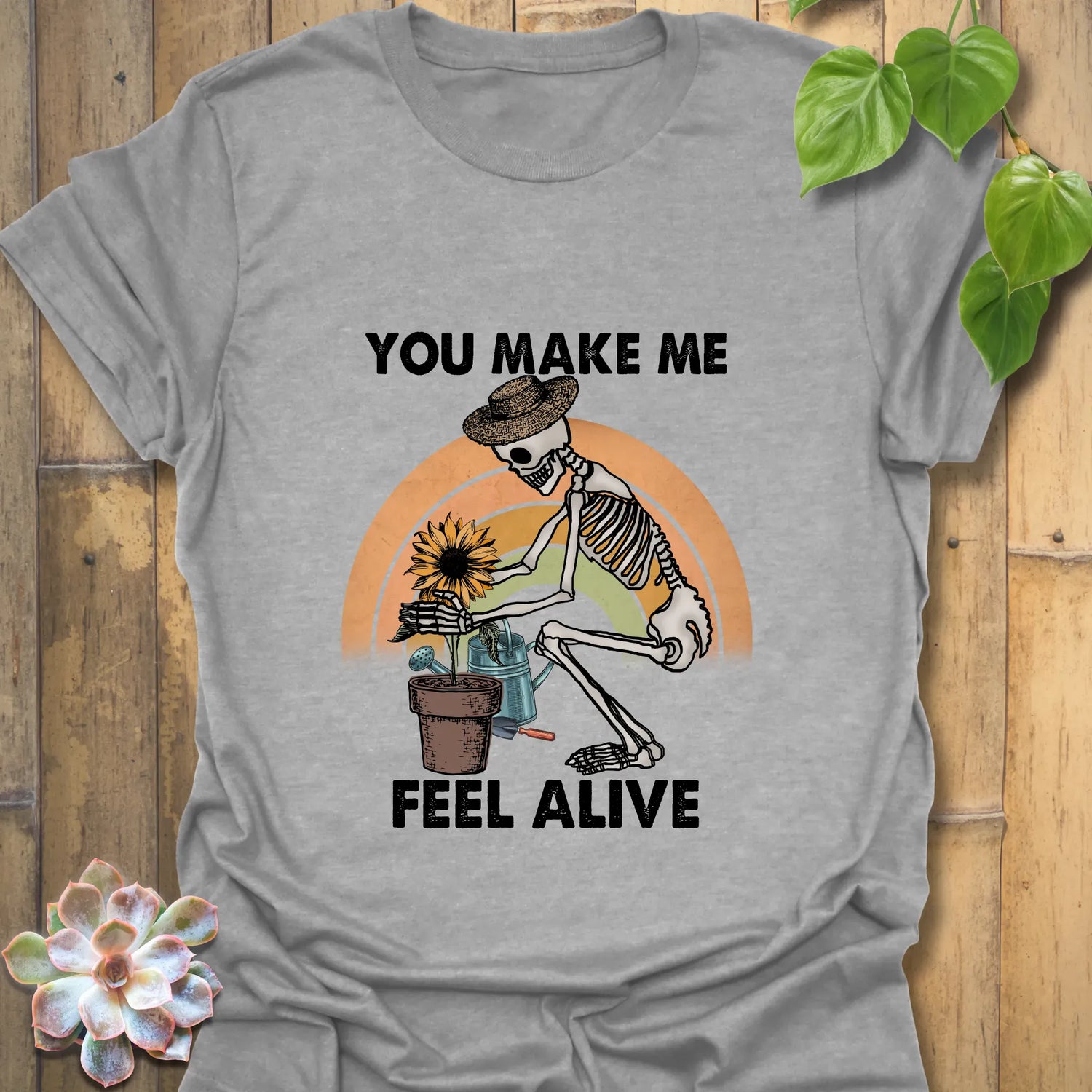 You Make Me Feel Alive T-shirt Sport Grey / S T-Shirt