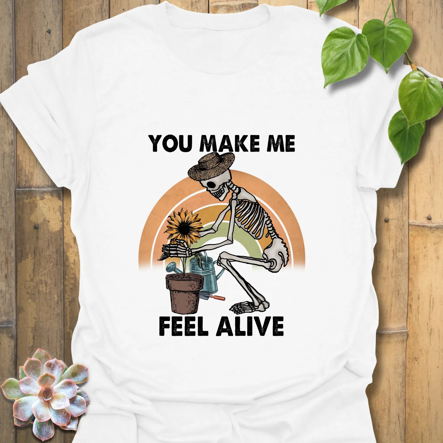 You Make Me Feel Alive T-shirt White / S T-Shirt
