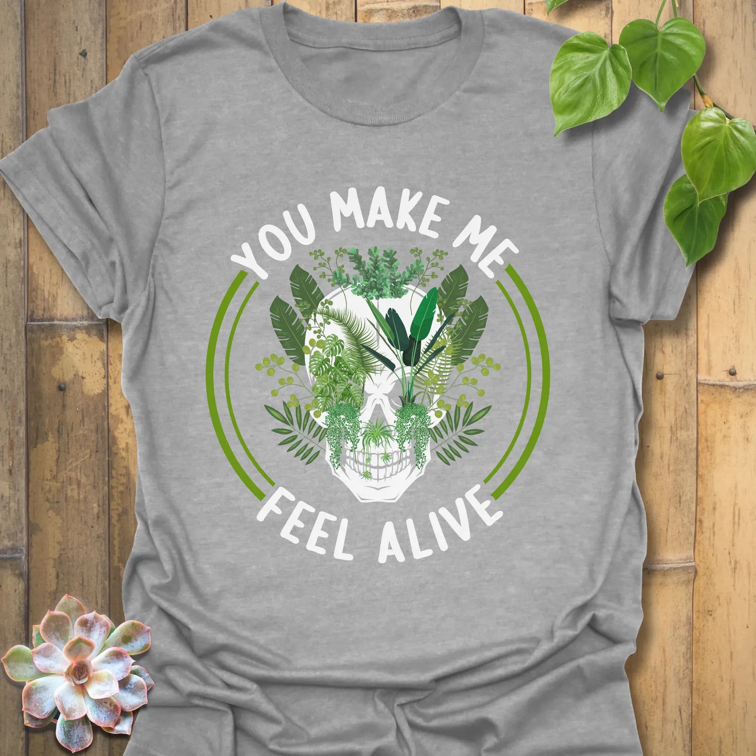 You Make Me Fell Alive T-shirt Sport Grey / S T-Shirt