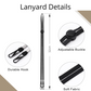 Lanyard Two Pack - one white, one black