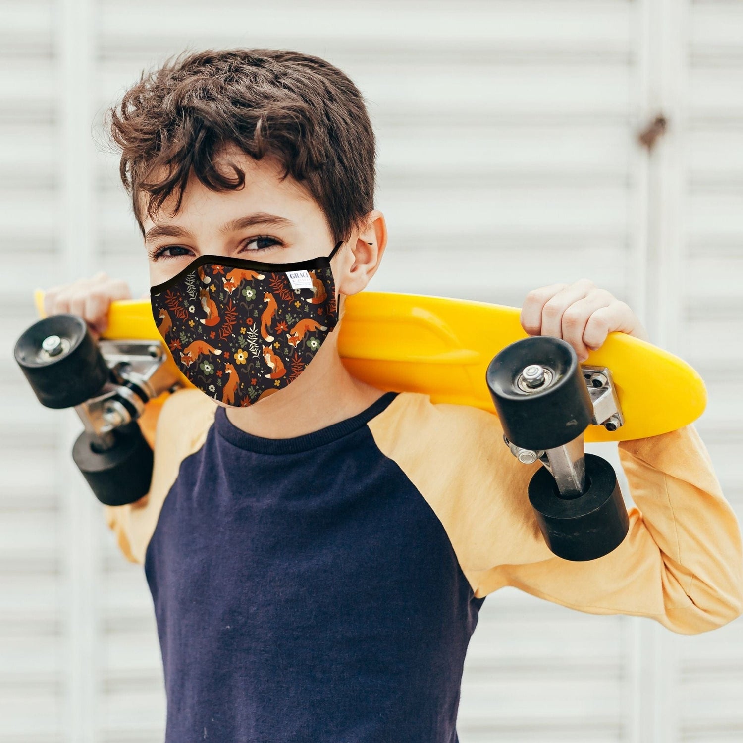 Child Face Mask Reusable | Face Mask with Filter Pocket and two 2.5 Filters | Cunning Fox Face masks