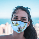 Fabric Face Masks Reusable |  NZ Edition Premium  Cloth Face Mask Set | 3 Layer Breathable Face Mask - NZ Fantail Face masks
