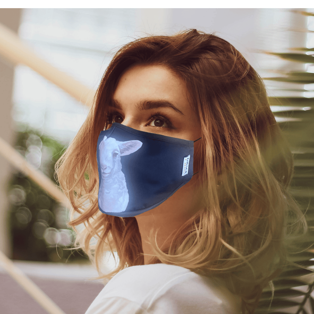 Fabric Mask, Cloth Face Mask, Fashionable Premium Set | 3 Layer Reusable Face Mask - NZ Little Lamb Face masks