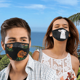 Fabric Mask, Cloth Face Mask, Fashionable Premium Set | 3 Layer Reusable Face Mask - NZ Little Lamb Face masks