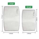 Face Mask Filters | Child Size Pm 2.5 Activated Carbon Face Mask Filters | 10 Pack Filters