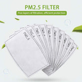 Face Mask Filters | Child Size Pm 2.5 Activated Carbon Face Mask Filters | 10 Pack Filters