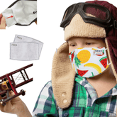 Face Mask Pm 2.5 Activated Carbon Face Mask Filters  | Child Size 30Pk Filters