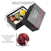 Flower Bath Bomb Gift Set – 6 Natural Scents with Dried Flowers Bath bombs