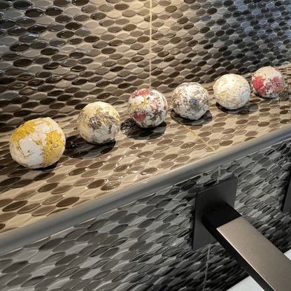 Flower Bath Bomb Gift Set – 6 Natural Scents with Dried Flowers Bath bombs