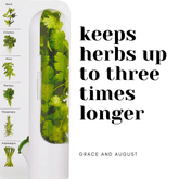 Herb Keeper - Extend Freshness up to 3 weeks, BPA-Free - Clearance Herb Saver