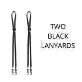 Lanyard Black Pack of two