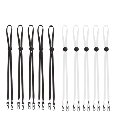 Lanyard Two Pack - one white, one black