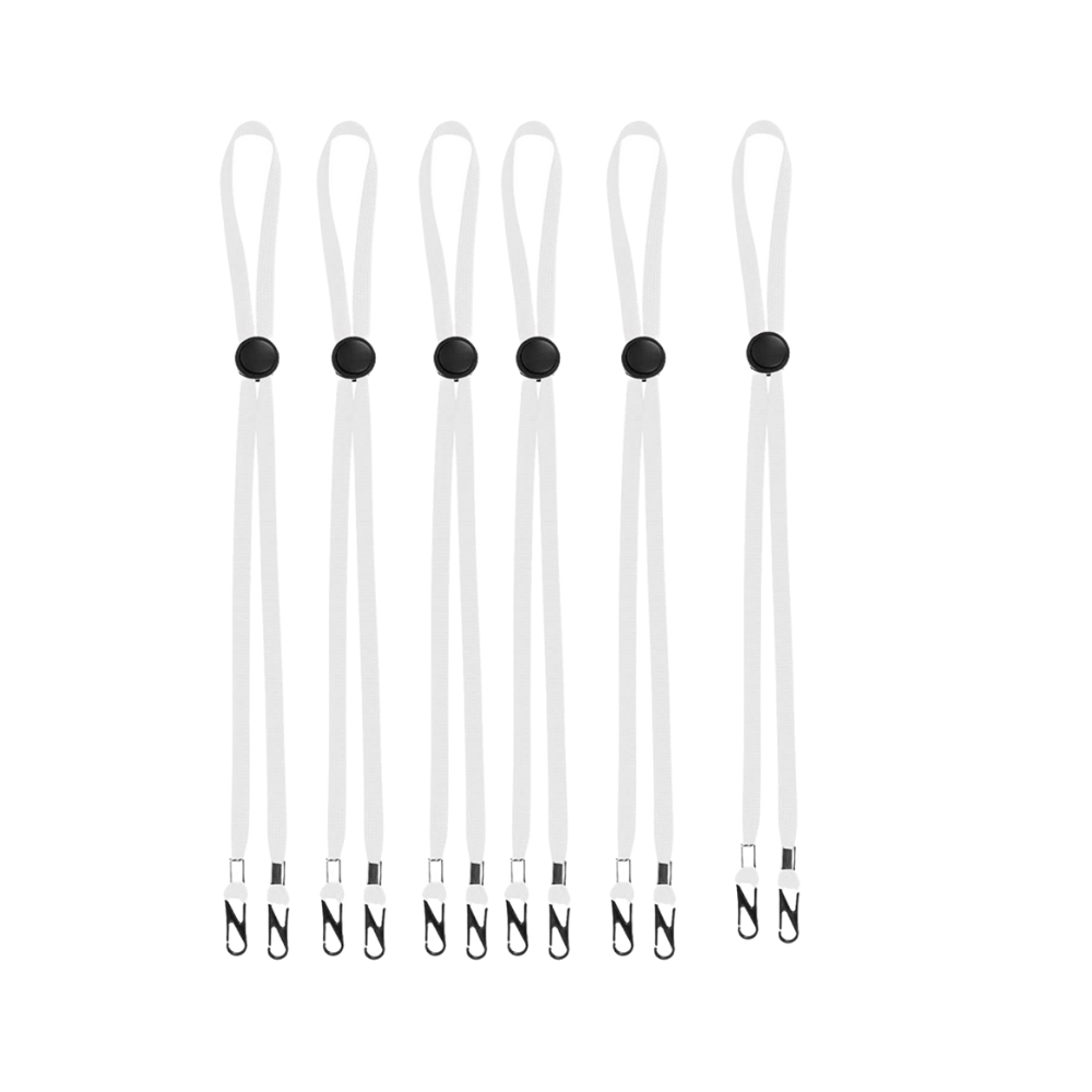 Lanyard White Pack of two