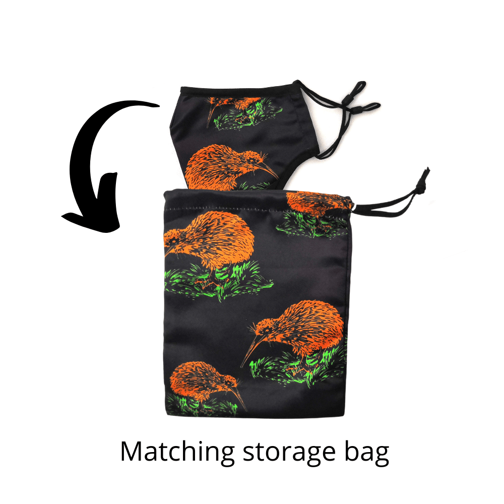 NZ Edition Premium Child Face Mask Set - 3 Layer  Reusable Face Mask  - Little Kiwi Child Face masks